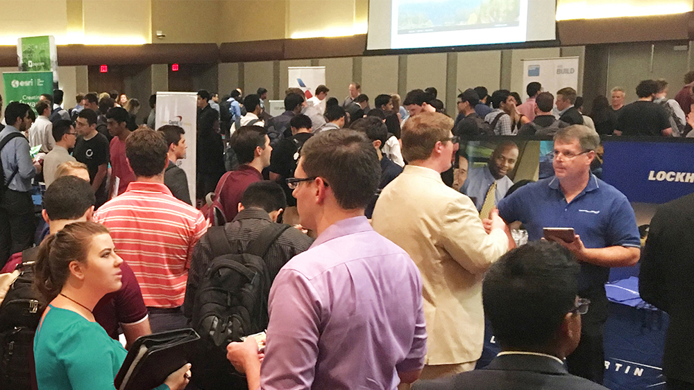 Image of students attending an Industrial Affiliates Program event.