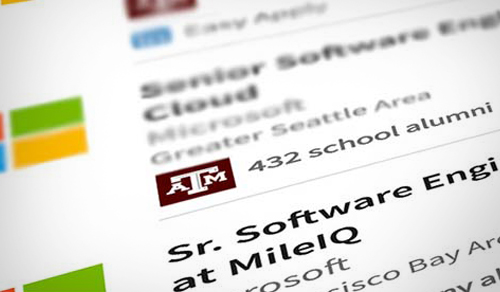 432 school alumni working at Microsoft as Senior Software Engineers.
