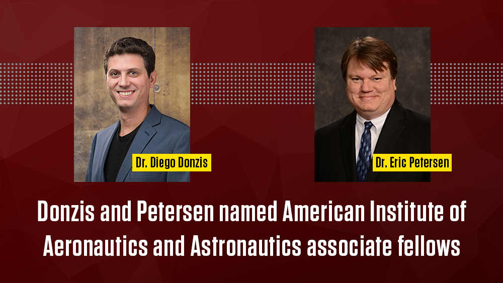 Two Texas A&M Engineering faculty named American Institute of Aeronautics and Astronautics associate fellows.