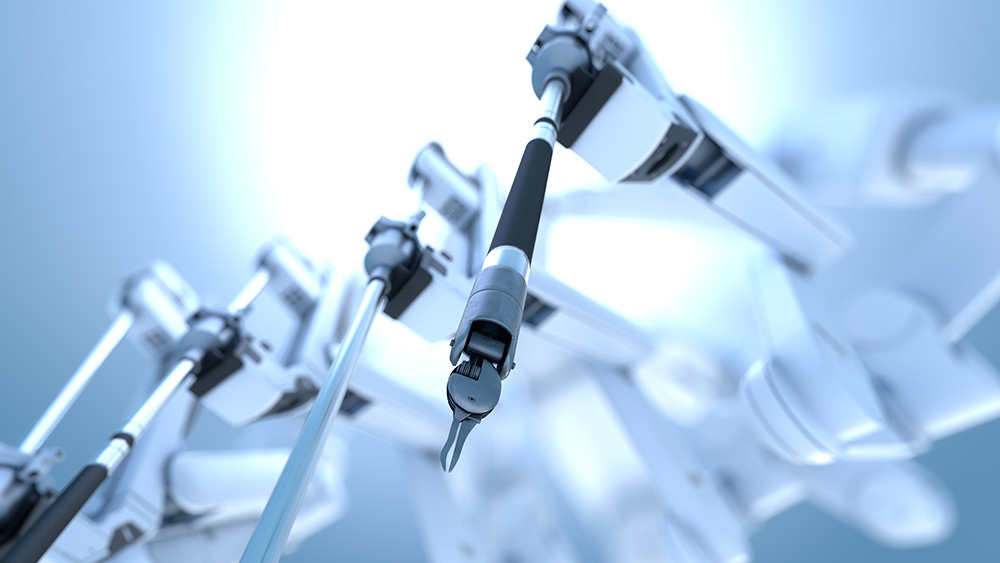 Robotic hands are a physical extension of a surgeon’s hands. 