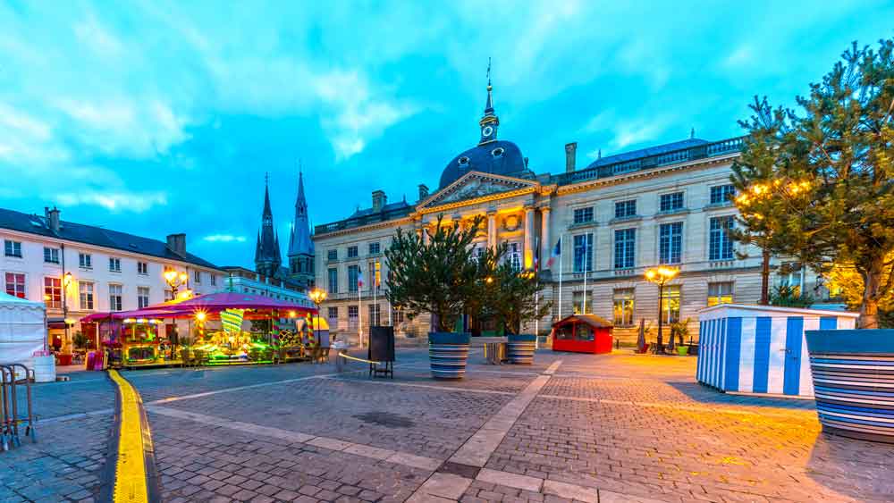 Chalons in Champagne main square, France.