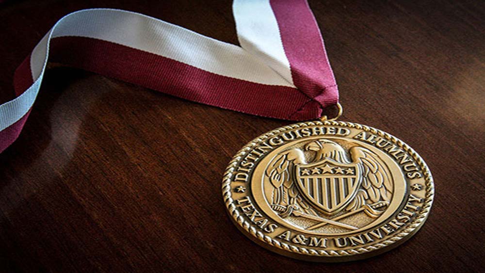 Texas A&amp;M Distinguished Alumnus medal.