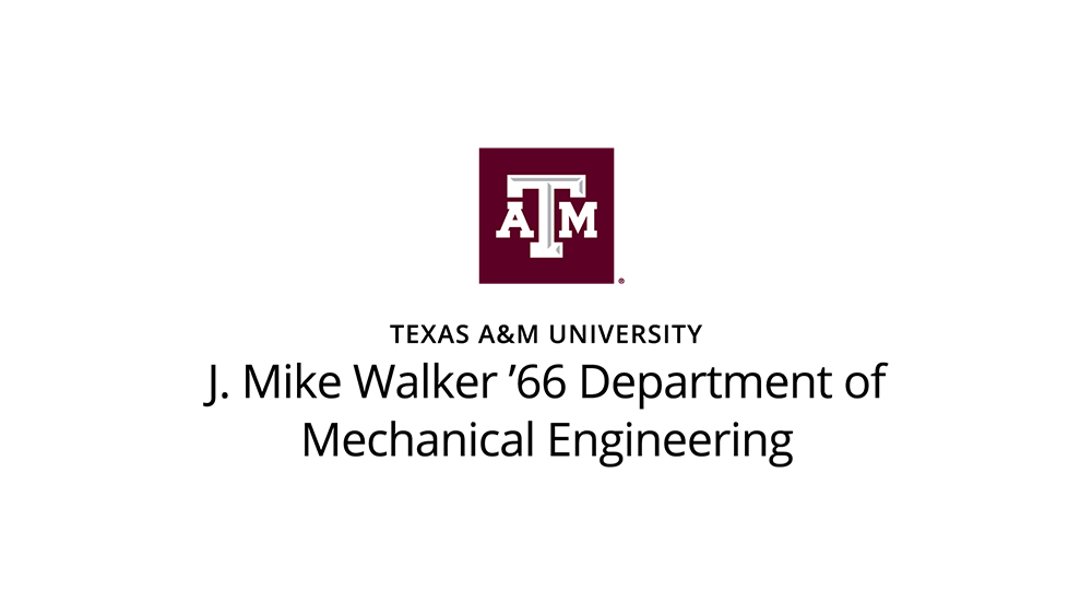 J. Mike Walker 66 Department of Mechanical Engineering logo