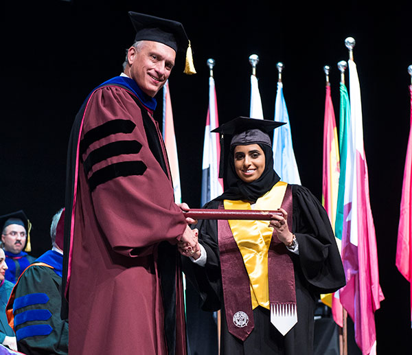 Photo of Dr. Mark H. Weichold, dean and CEO of Texas A&M University at Qatar