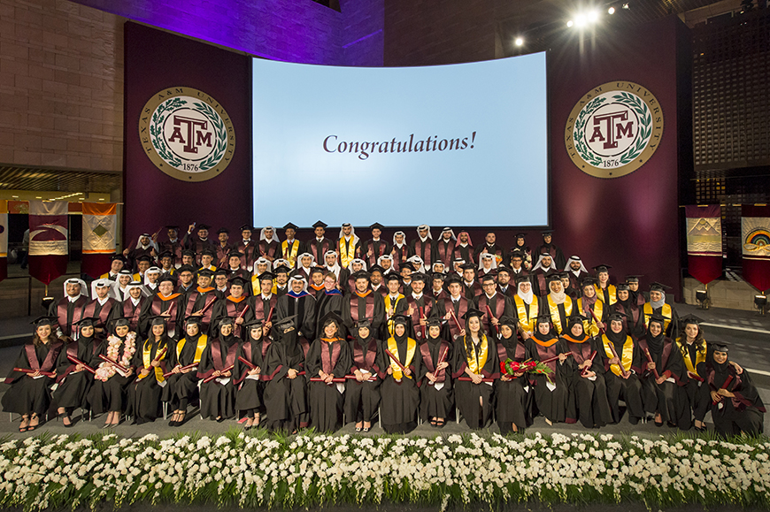 Photo of Texas A&amp;amp;M at Qatar Commencement 2016