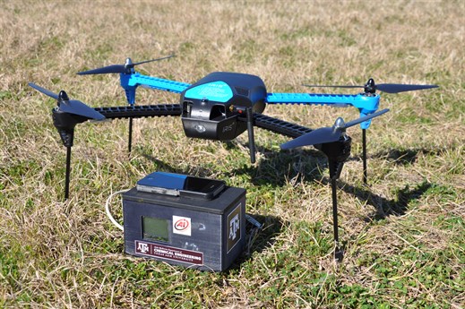 Dr. Ugaz Lab on a drone 2