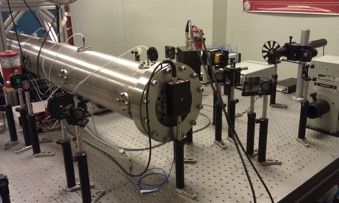 Test Section of a Shock Tube in Dr. Petersen's Laboratory