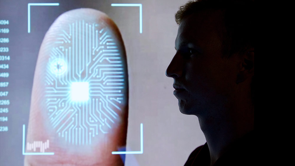 Student profile by biometric fingerprint