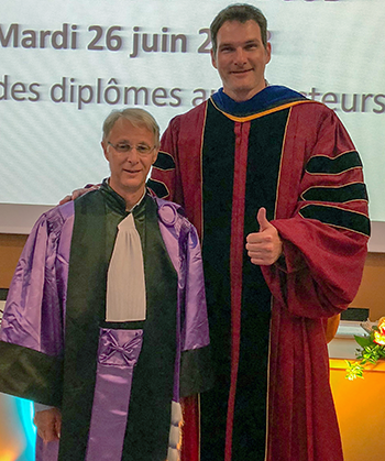 Jaime Grunland and French university president