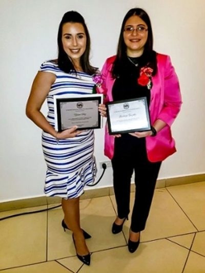 Dr. Yessica Sáez ’15 and Dr. Guadalupe González ’10