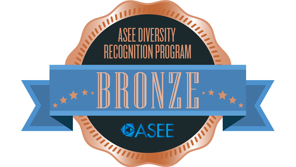 Bronze ASEE Diversity Recognition Program Ribbon
