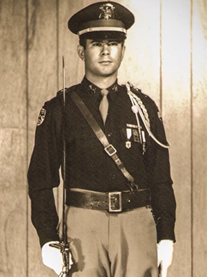 Steve Holditch in Corps of Cadets uniform, circa 1969