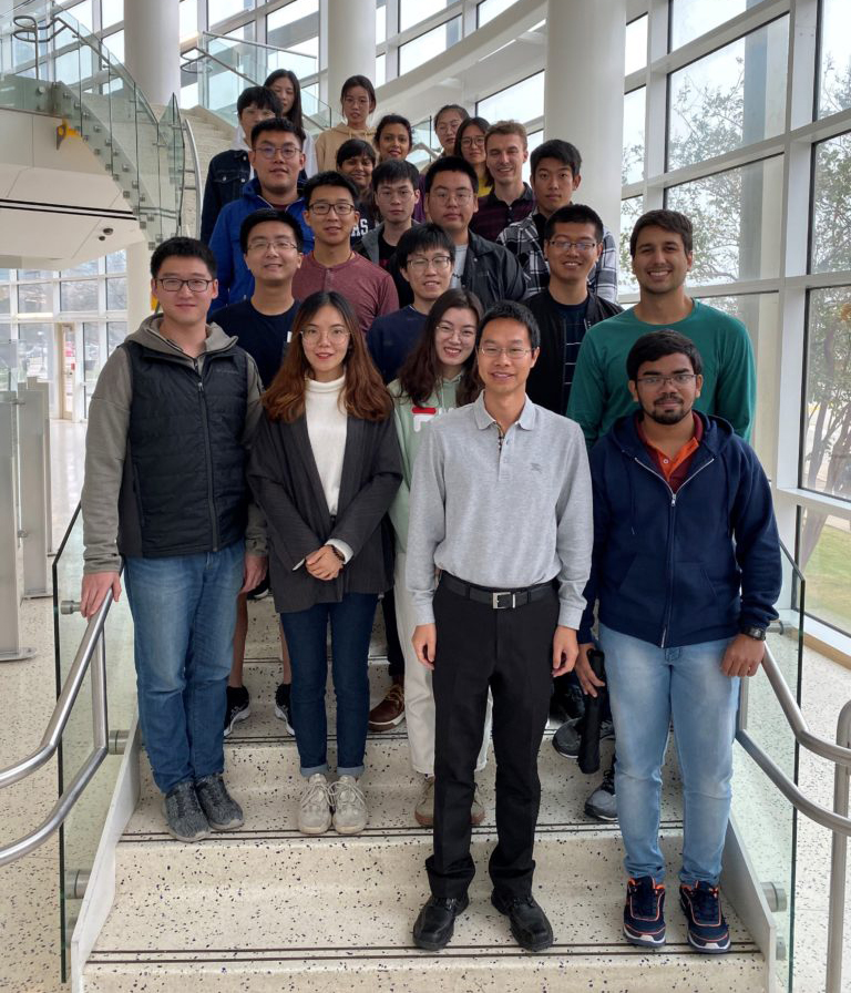 Students with Dr. Qingsheng Wang 