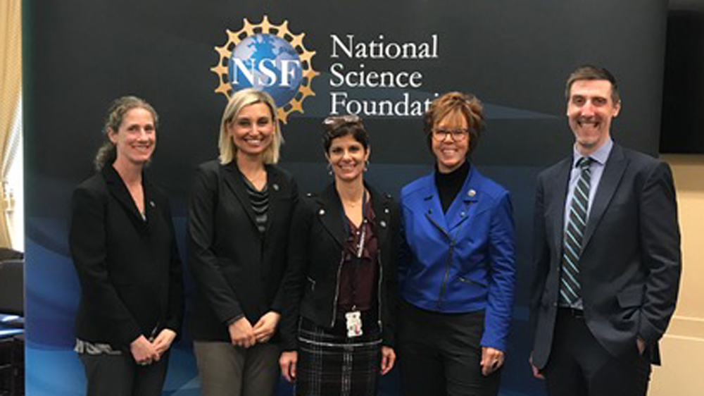 Dr. Robin Murphy and peers at the Nation Science Foundation's Event on the Hill