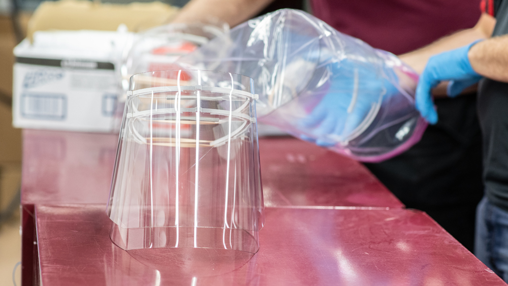 High demand for raw materials has impacted the supply chain, but many companies have been gracious enough to donate the materials TEES and Texas A&amp;M researchers require to produce face shields and diffusers for metered dose inhalers.