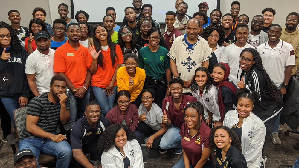 Group photo of the National Society of Black Engineers