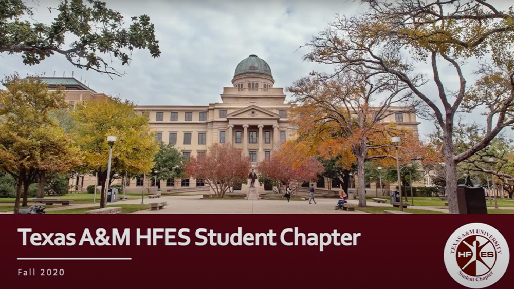 Texas A&M HFES student chapter