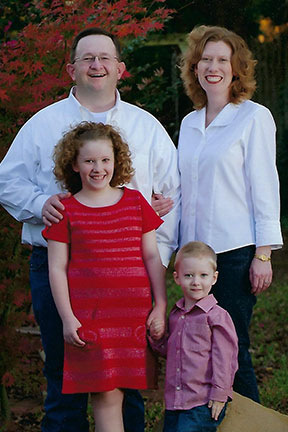 Doug and Angie Turk with their family. 