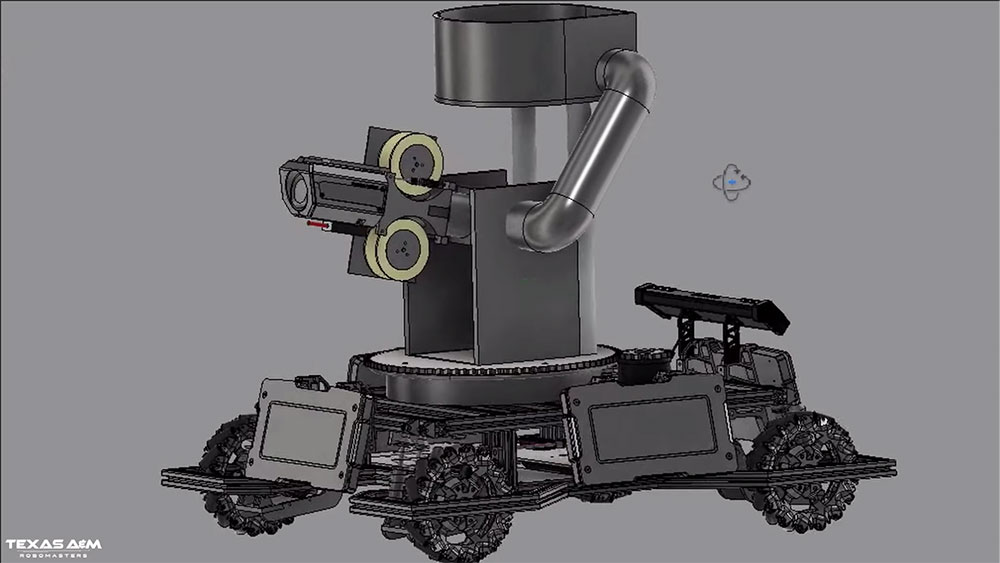 Robot CAD Design made by TAMU RoboMasters