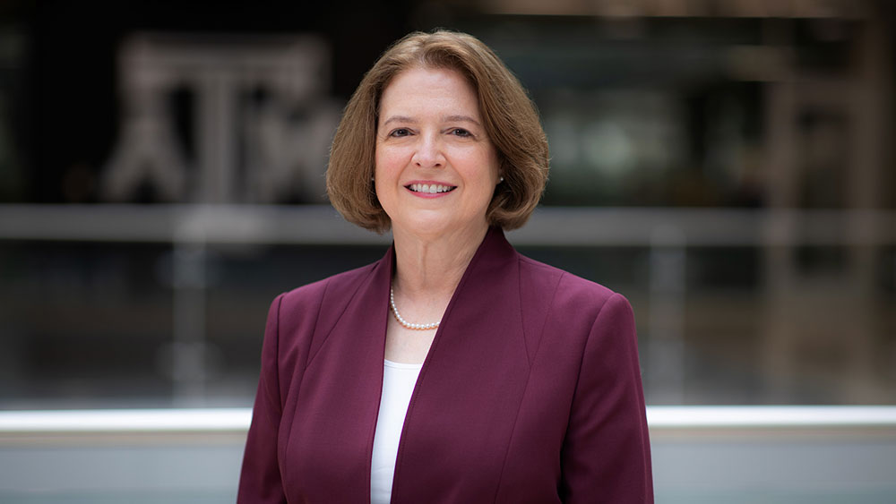 Photo of Dr. M. Katherine Banks, who has been named president of Texas A&M University.