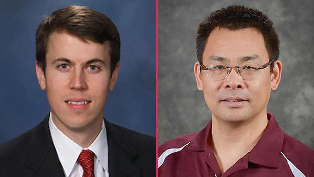 Headshots of Dr. James Caverlee and Dr. Dezhen Song.