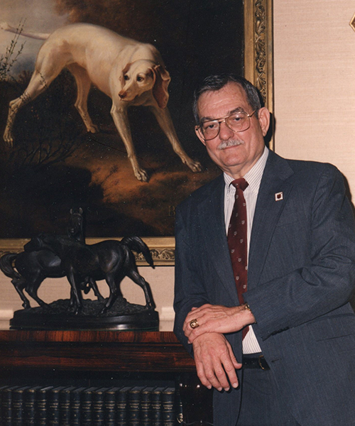 A portrait of the late Dr. James Hennigan.