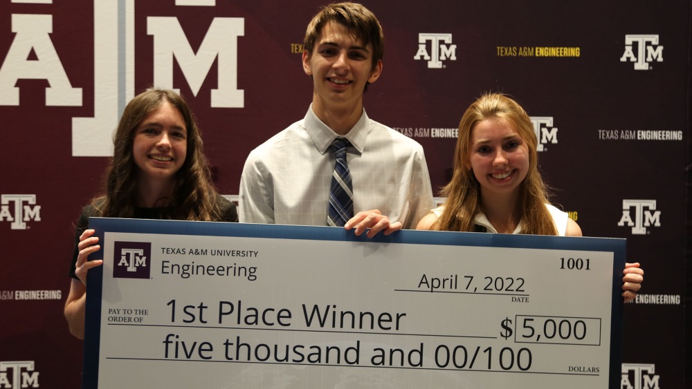 The Invent for the Planet first place winners are Texas A&amp;M University's, Aquabox.