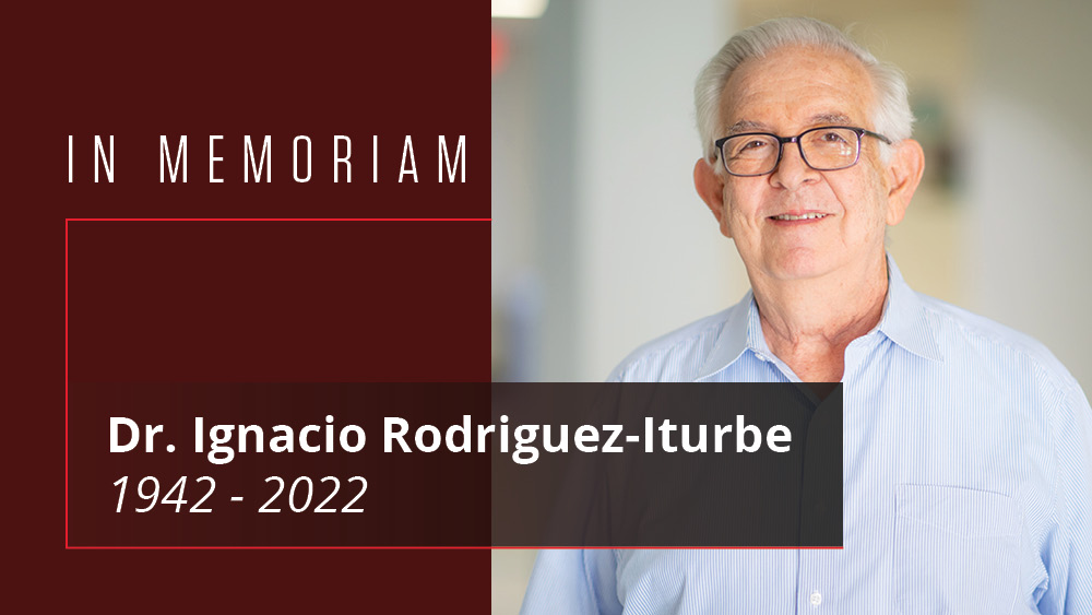 In Memoriam of Dr. Ignacio Rodriguez-Iturbe, 1942 to 2022