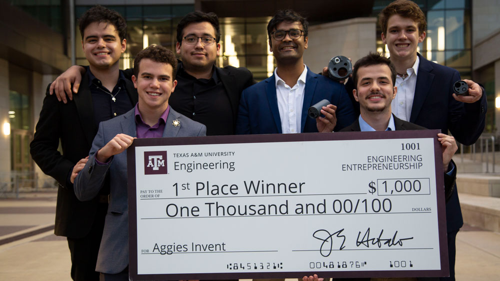 First-place team, Permaclear, was presented with a $1,000 jumbo check.