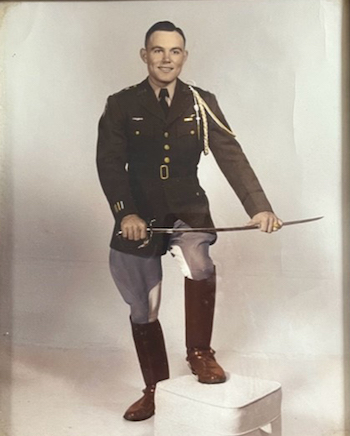 Ken Nolen in his Corps of Cadets senior uniform.
