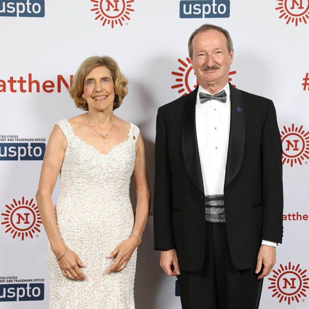George and Frances Ligler at the National Inventors Hall of Fame Induction Gala.