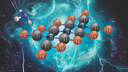 A stylized representation of molecular structures.