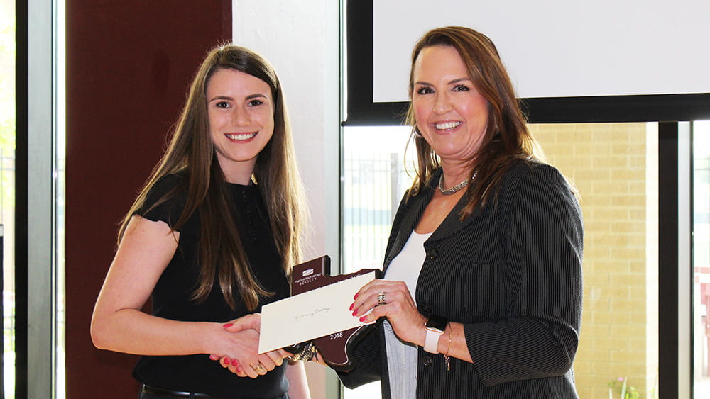 Ocean undergraduate student receives a scholarship from the Marine Technology Society in recognition of her hard work in the classroom.