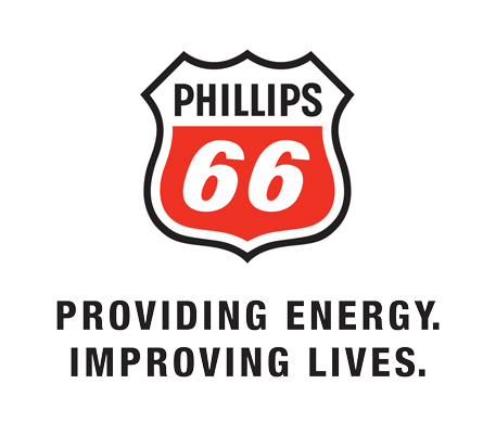 Phillips66 logo. Providing energy, improving lives.
